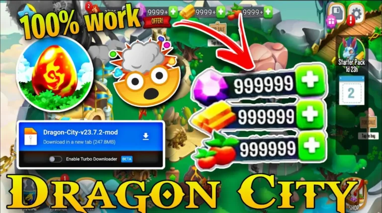 Dragon City MOD APK Unlimited Everything Hack 99999 Gems 99999 Money