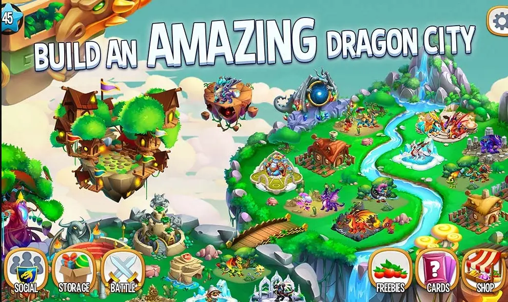 Dragon City APK Unlimited Money and Gems MOD Menu